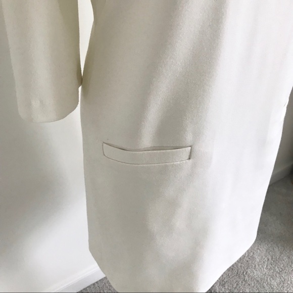 White Shift Dress with Jewels and Pockets - Picture 4 of 6